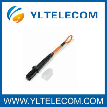 Loopback Шлямбура оптического волокна mtrj , Подгонянный кабель гибкого провода mtrj для сети